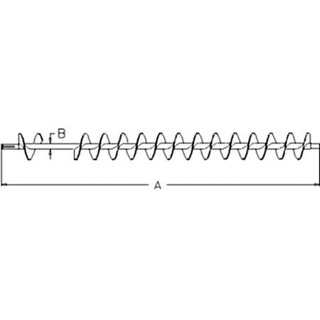 Aic Replacement Parts Auger, Unloader, Horizontal Fits International/CaseIH 1440 1460 WN-87617556-PEX